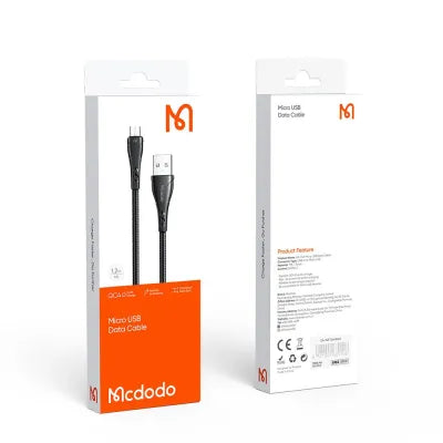 MCDODO MCA-7451 Budget USB-A to Micro-USB Lead - 1.2M | QC4.0 Fast Charging & Data Sync Cable