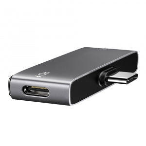 MCDODO MCA-7670 Slim USB-C to USB-C + USB-C Audio Adaptor
