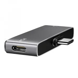 MCDODO MCA-7670 Slim USB-C to USB-C + USB-C Audio Adaptor