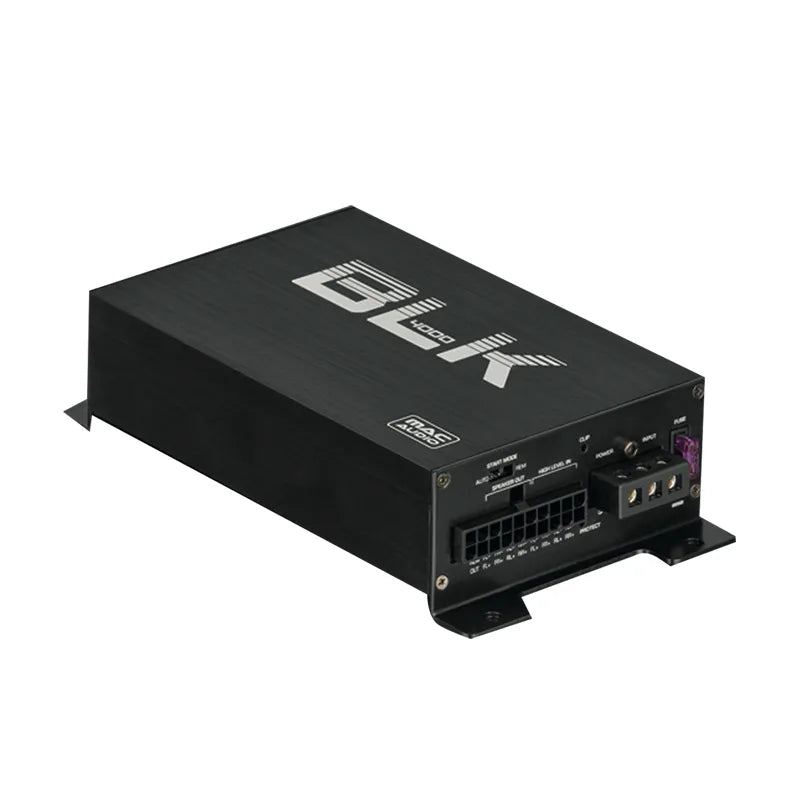 Mac Audio MC-BLK-4000 Compact 4-Channel Power Amplifier With High Output Power