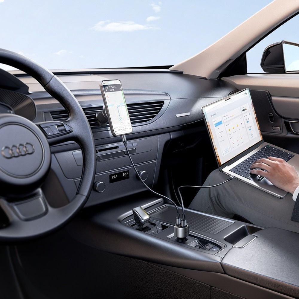 McDodo MCC3190 130W Dual PD USB-C QC3.0 USB-A Car Charger