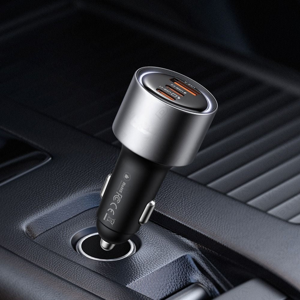 McDodo MCC3190 130W Dual PD USB-C QC3.0 USB-A Car Charger
