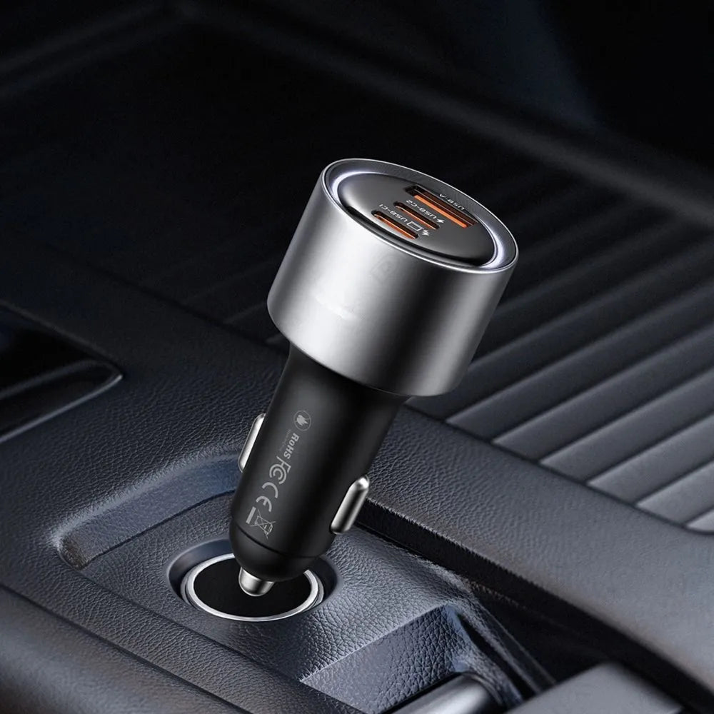 McDodo MCC3190 130W Dual PD USB-C QC3.0 USB-A Car Charger