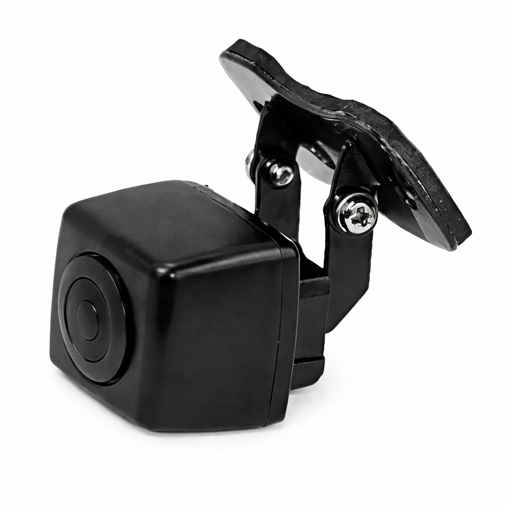 Mongoose MCD3 CVBS/1080P Adjustable Bracket Reverse Camera - Professional Selectable Format Reversing Camera with 160° Super Wide Angle, Universal Mounting Bracket, Distance Guidelines, and Legacy Monitor Compatibility