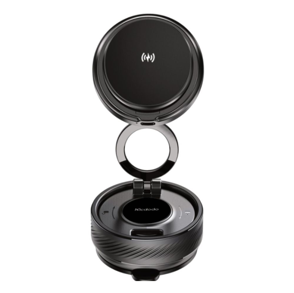 MCDODO MCH-8610 Vacuum Suction Dash-Mount Wireless Phone Charger Grey