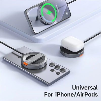MCDODO MCH-5500 15W Apple MagSafe Charger With Stand - 1.2M - Wireless Charging Solution
