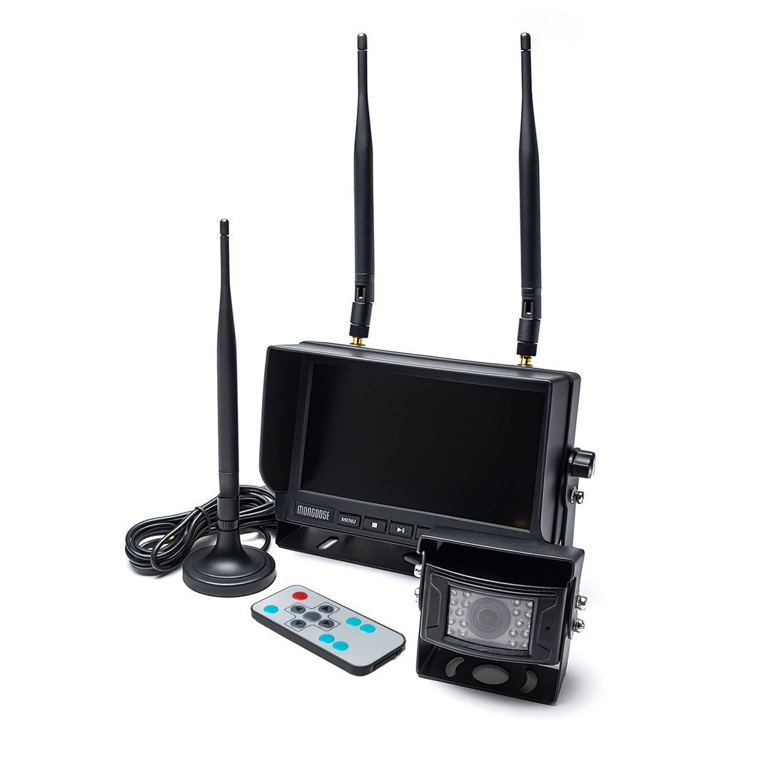 Mongoose MCK741WH 2.4G HD Digital Wireless 7" Monitor & Camera Kit