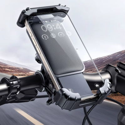 MCDODO MCM-5240 Clamp-On Golf Cart &amp; Bicycle Phone Holder | Secure Mount with 360° Adjustable Viewing