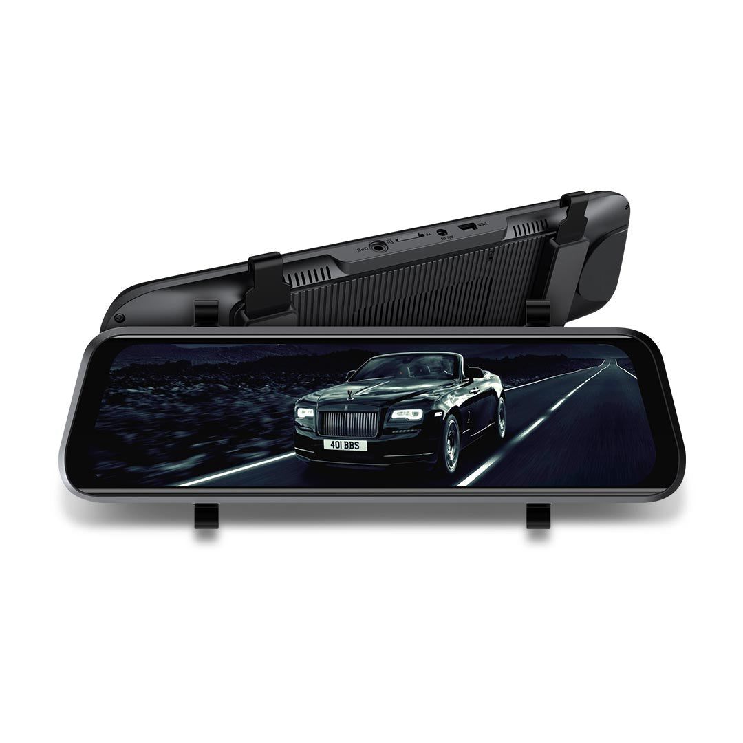 MONGOOSE MCM93C 9.6" Full HD Clip-On Mirror Monitor and Mini Camera Kit - Complete Vision System