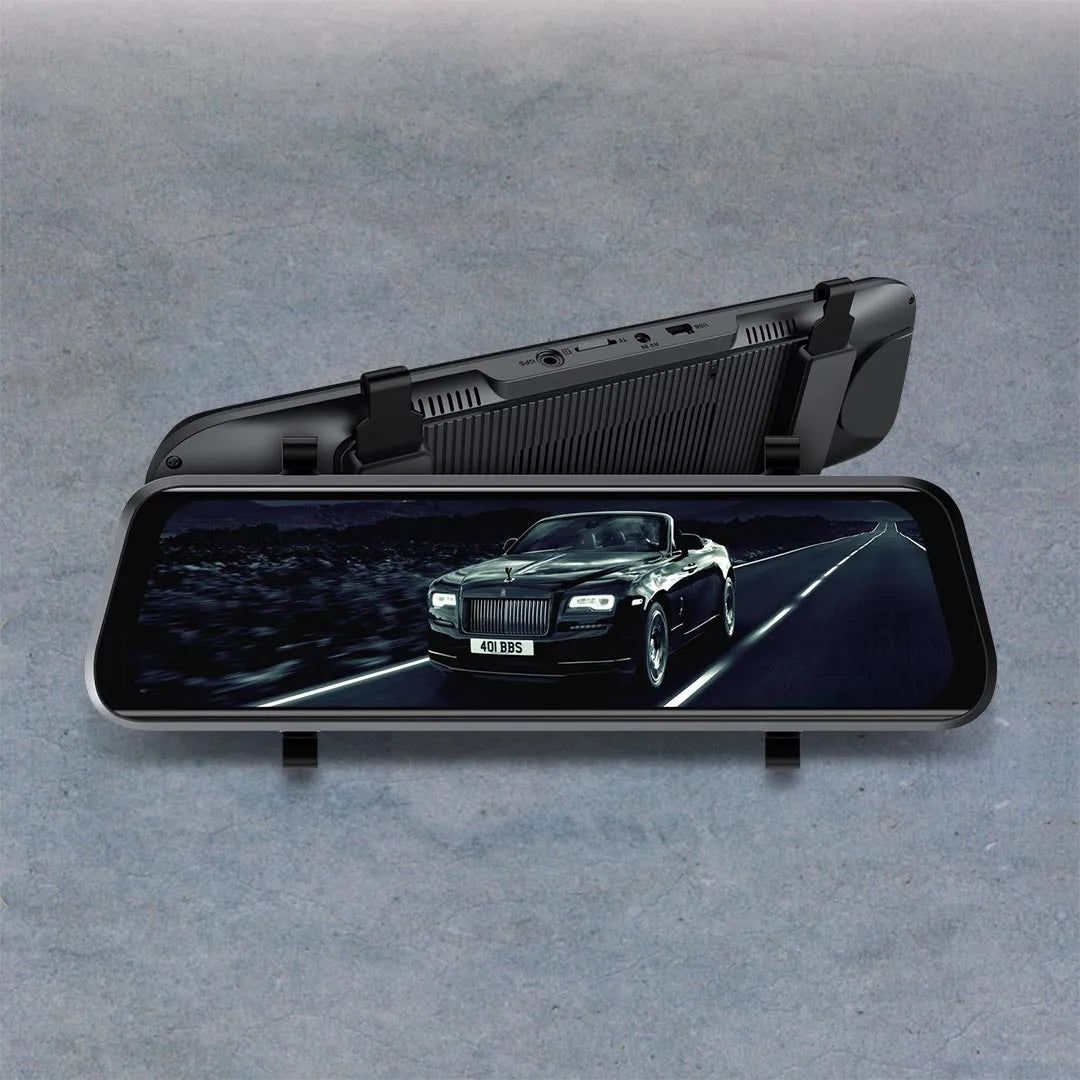 MONGOOSE MCM93C 9.6" Full HD Clip-On Mirror Monitor and Mini Camera Kit - Complete Vision System