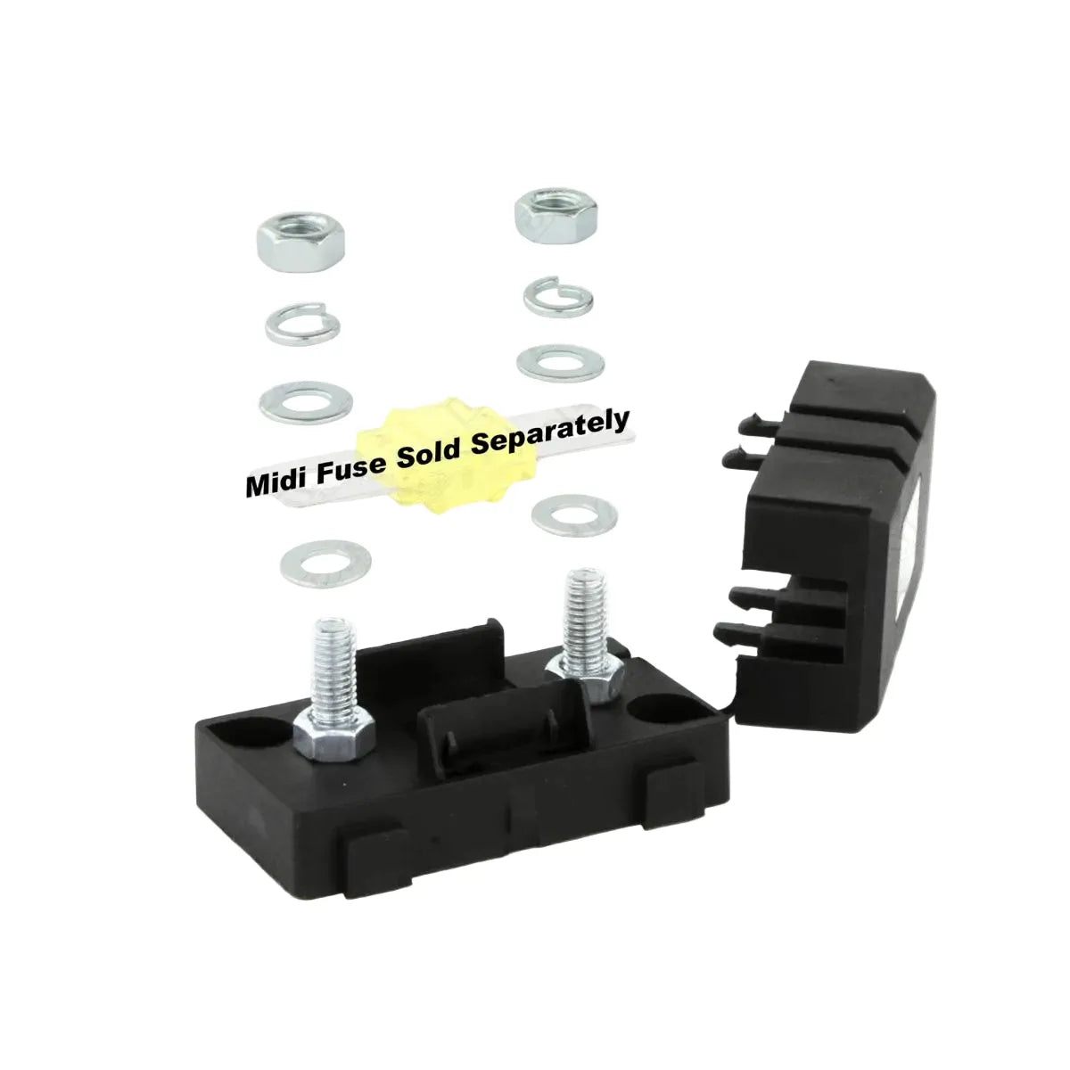 DNA Audio MIDI002 Midi ANS Fuse Holder with Window – Compact Interlocking Power Protection