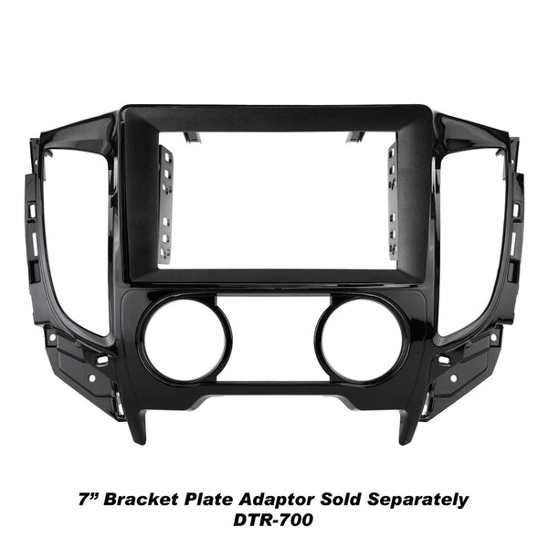 DNA Audio MIT-K2061C-9 9 Inch Fascia Panel To Suit Mitsubishi Triton 2016-2018 MQ (Manual AC) - Professional Head Unit Upgrade