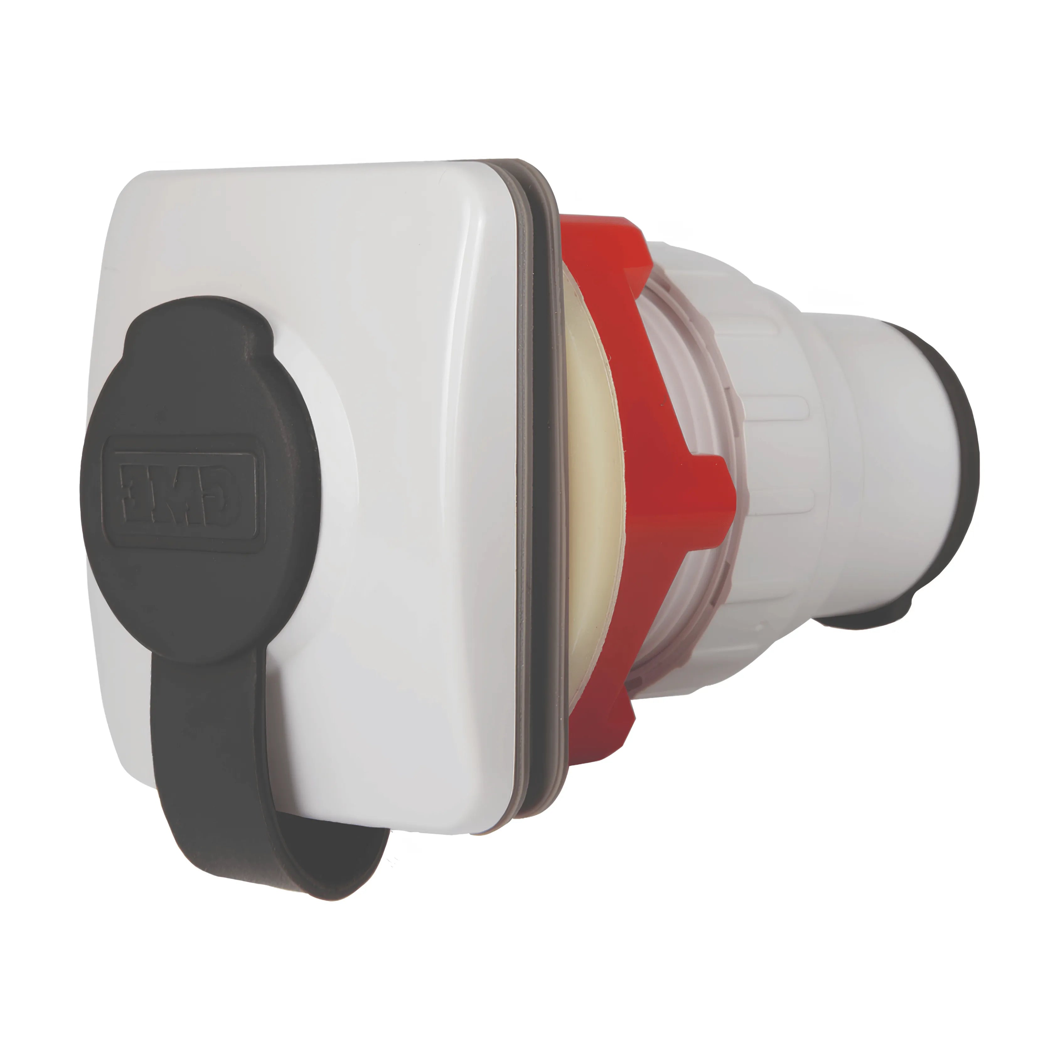 GME MK013W White 8 Pin Flush Mount Microphone Socket