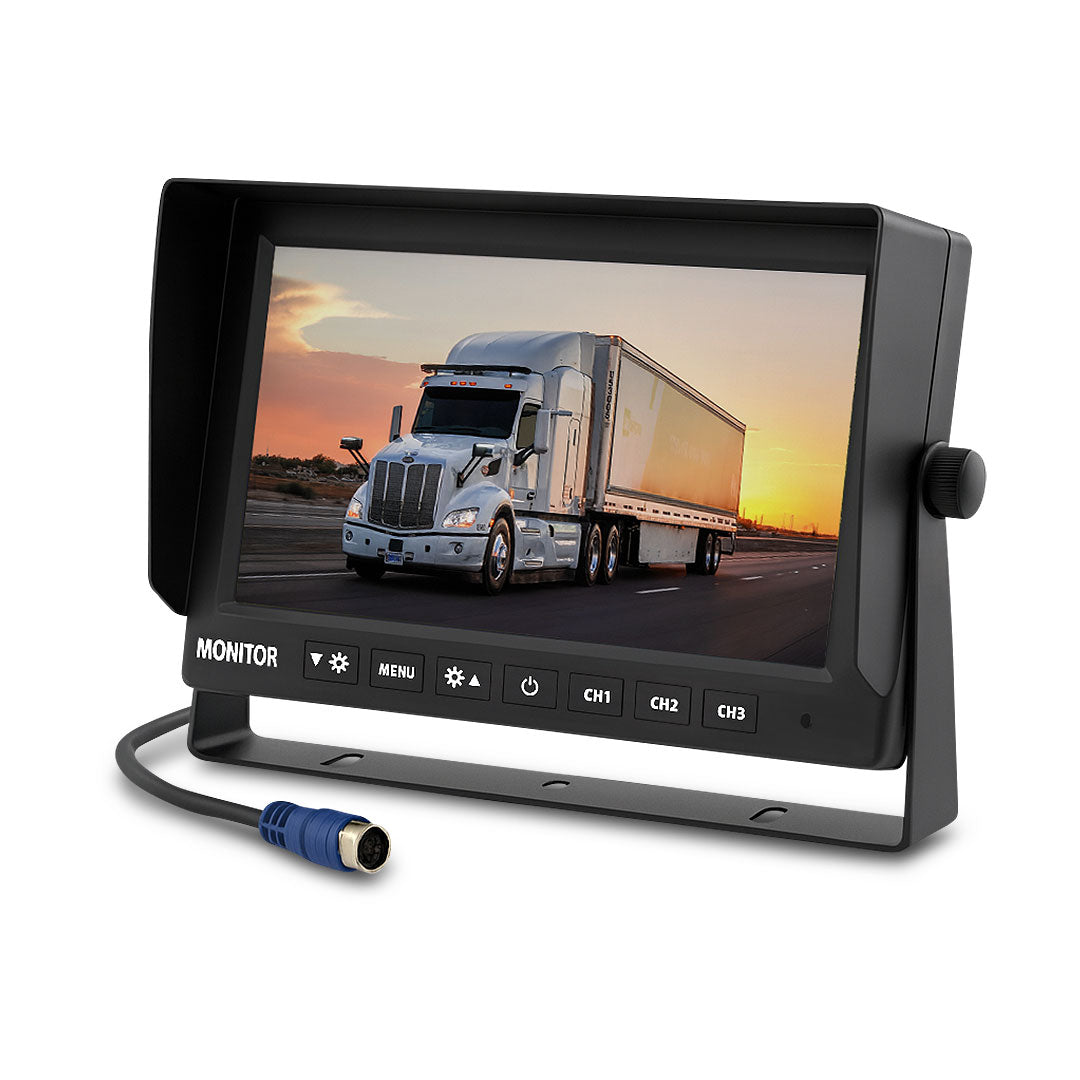 Mongoose MM93A 9" AHD 1080P Monitor with 3 Camera Input