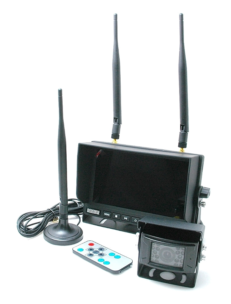 Mongoose MCK741WH 2.4G HD Digital Wireless 7" Monitor & Camera Kit