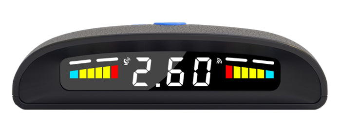 Mongoose MPFSWB-D Wireless Front Parking Sensor Kit with Colourful LCD Display - Black