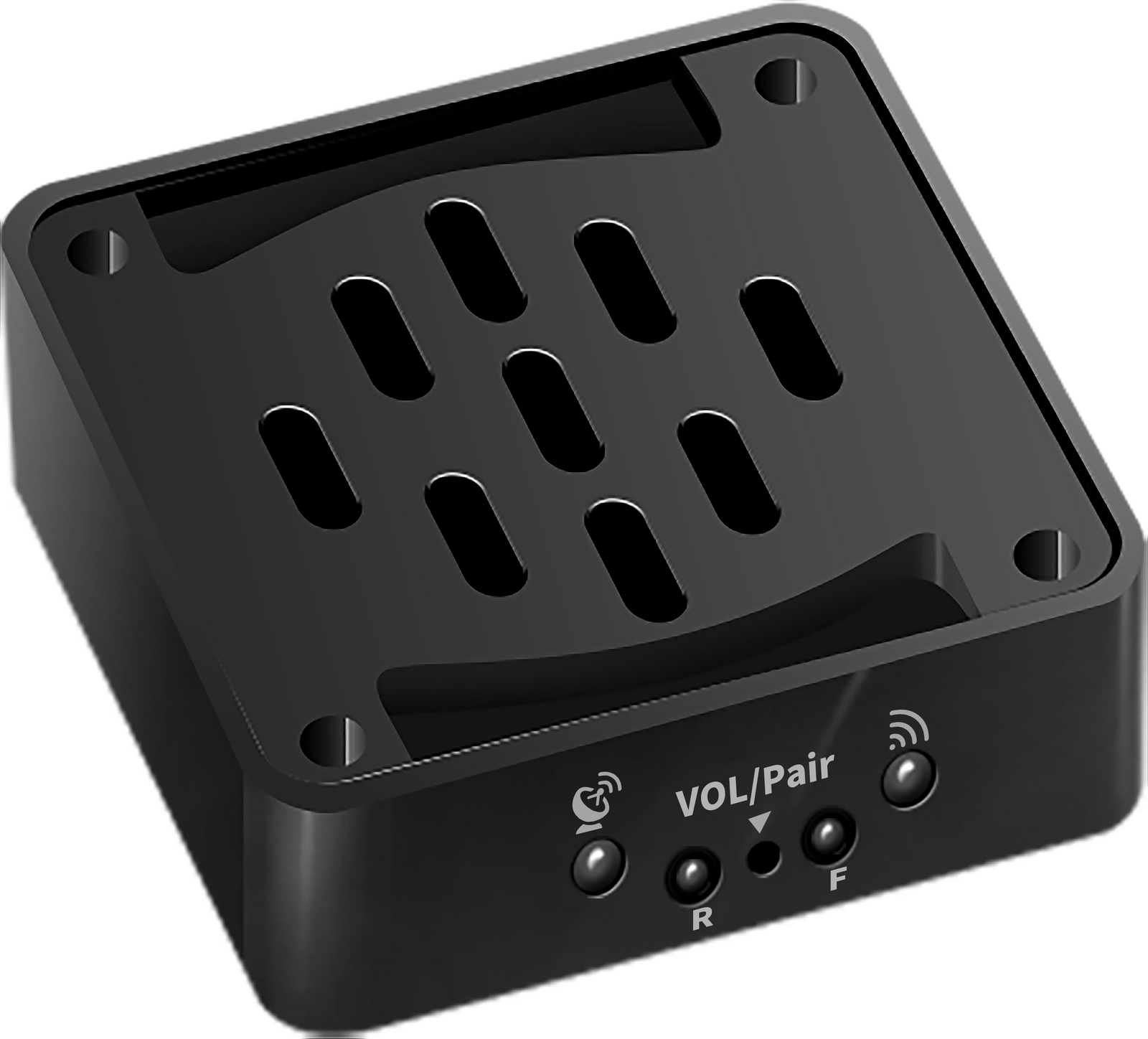 Mongoose MPFSWB-S Wireless Front Parking Sensor Kit with In-Cabin Speaker - Black