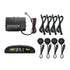 Mongoose MPFSWB-D Wireless Front Parking Sensor Kit with Colourful LCD Display - Black