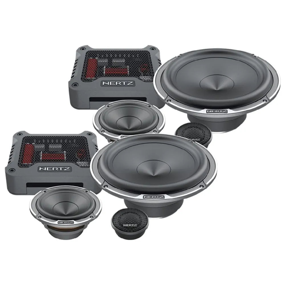 Hertz MPK 163.3 Mille PRO 6.5" 300 Watts 3-Way Component Speaker System - Pair