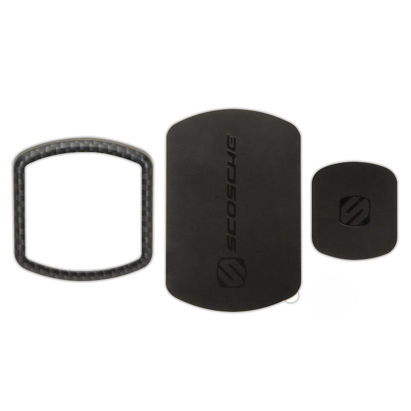 Scosche MPKCFI MagicMount Pro Trim Rings & Magic Plate - Carbon Fiber