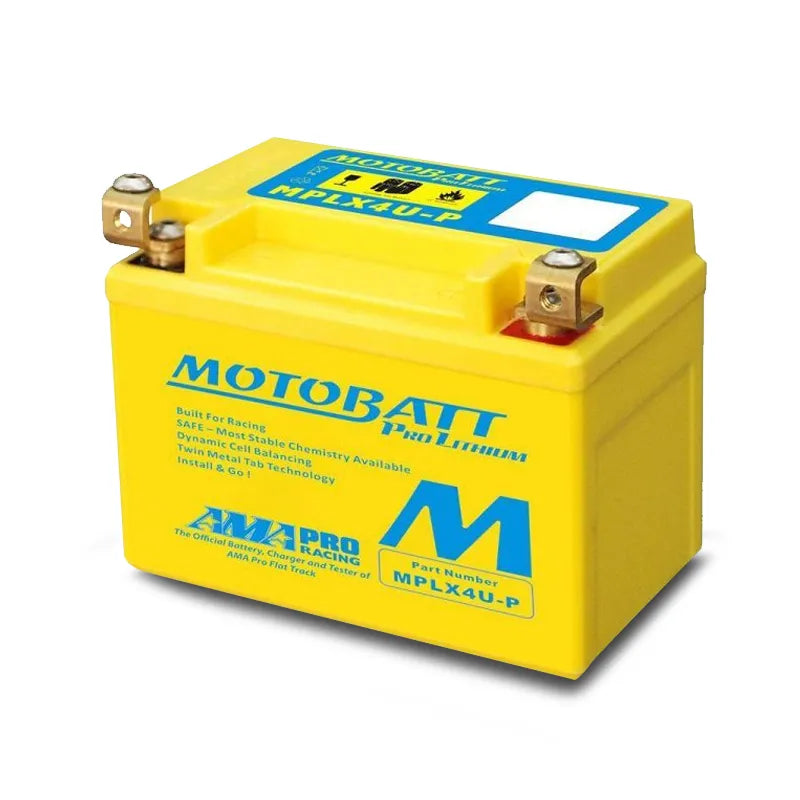 Motobatt MPLX4U-P 12V 2.2Ah 165CCA Motorcycle Battery with Balance System