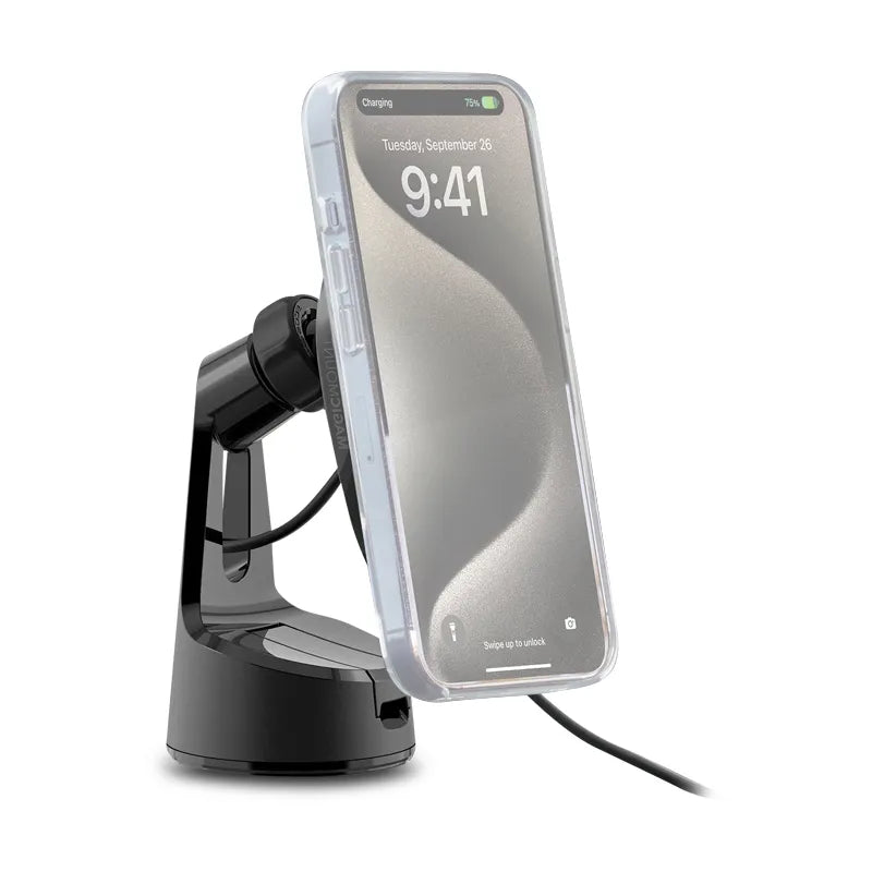 Scosche MPQ6WD-SP MagicMount™ Window/Dash MagSafe Qi Wireless Charging Phone Mount