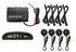 Mongoose MPRSWB-D Wireless Rear Parking Sensor Kit with Colourful LCD Display - Black