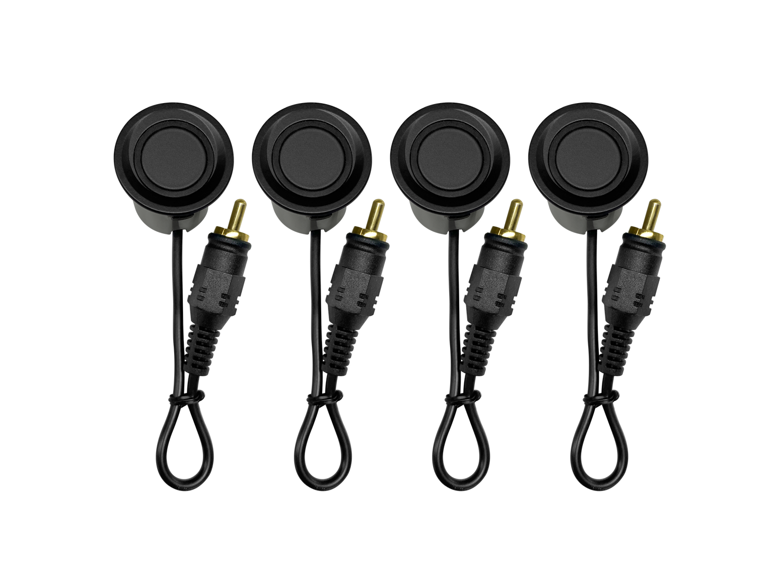 Mongoose MPRSWB-S Wireless Rear Parking Sensor Kit with In-Cabin Speaker - Black