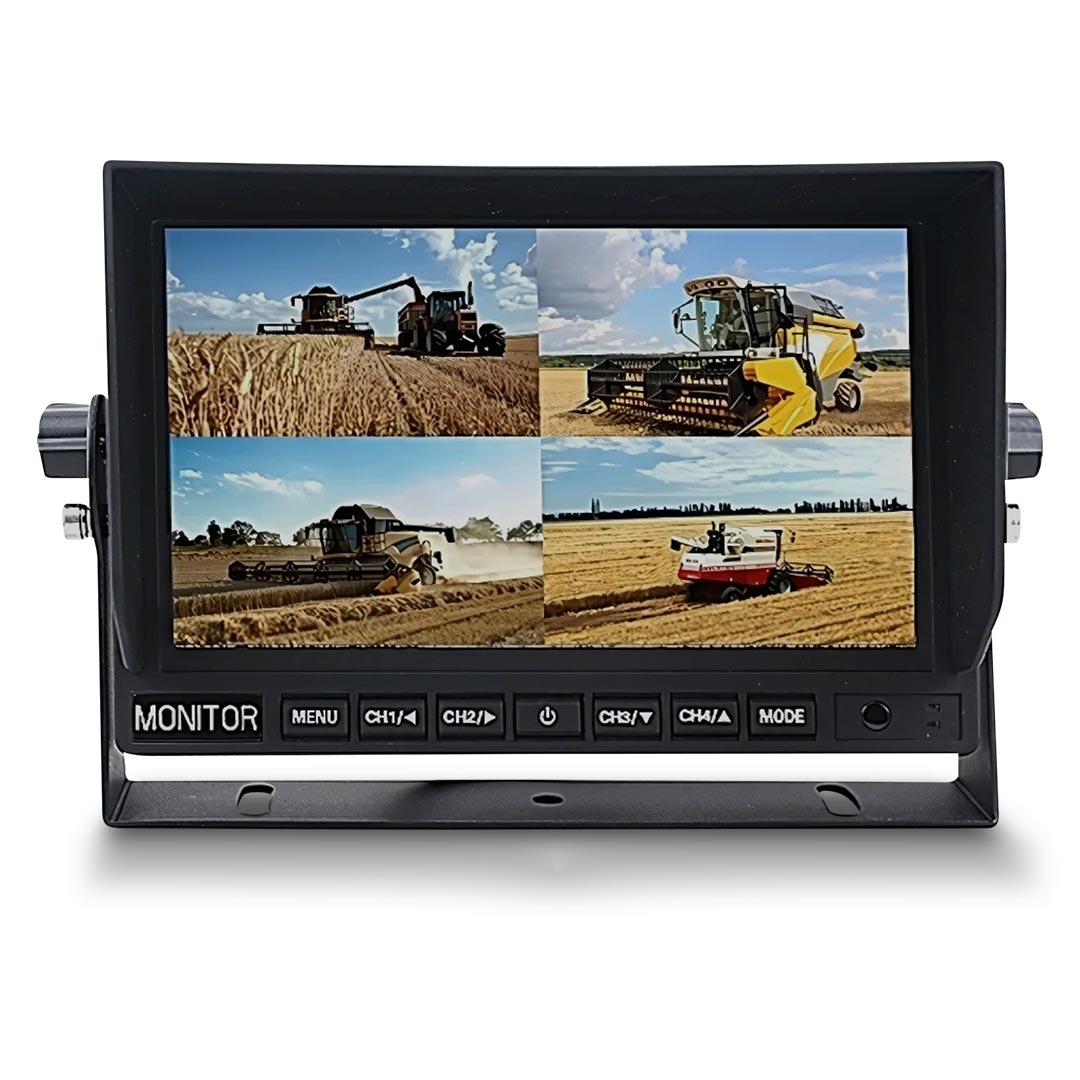 Mongoose MQ94A 9" AHD 1080P Quad Monitor with 4 Camera Input