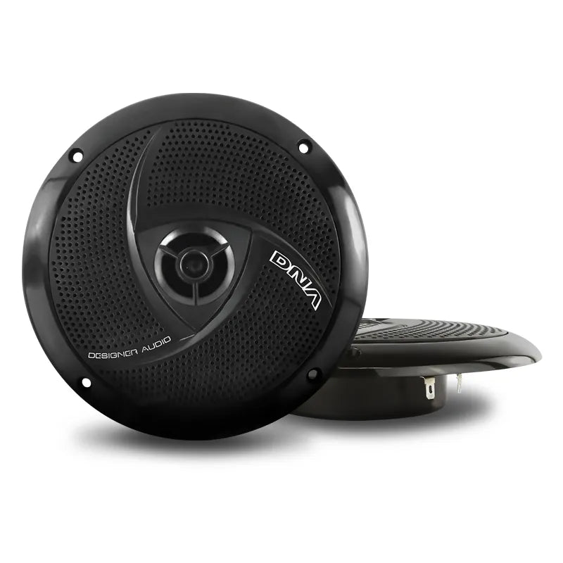 DNA MS650B 6.5 Inch Slimline Marine Speakers In Black - 1 Pair