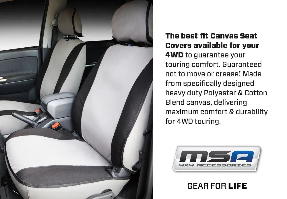 MSA 4x4 ID02 Isuzu D-MAX Front Twin Bucket Seat Set
