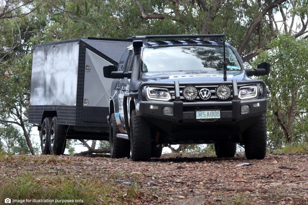MSA 4x4 TM2250 Landcruiser 300 Series MSA Power Fold™ Towing Mirrors (07/2021-Current) GX Model Only - Black
