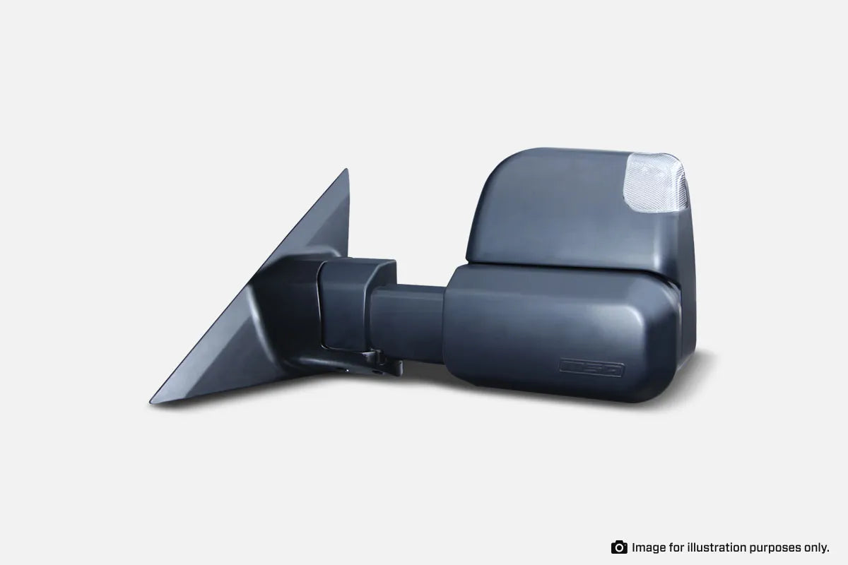 MSA 4x4 TM1200 Pajero Sport Towing Mirrors (2015-Current) - Black