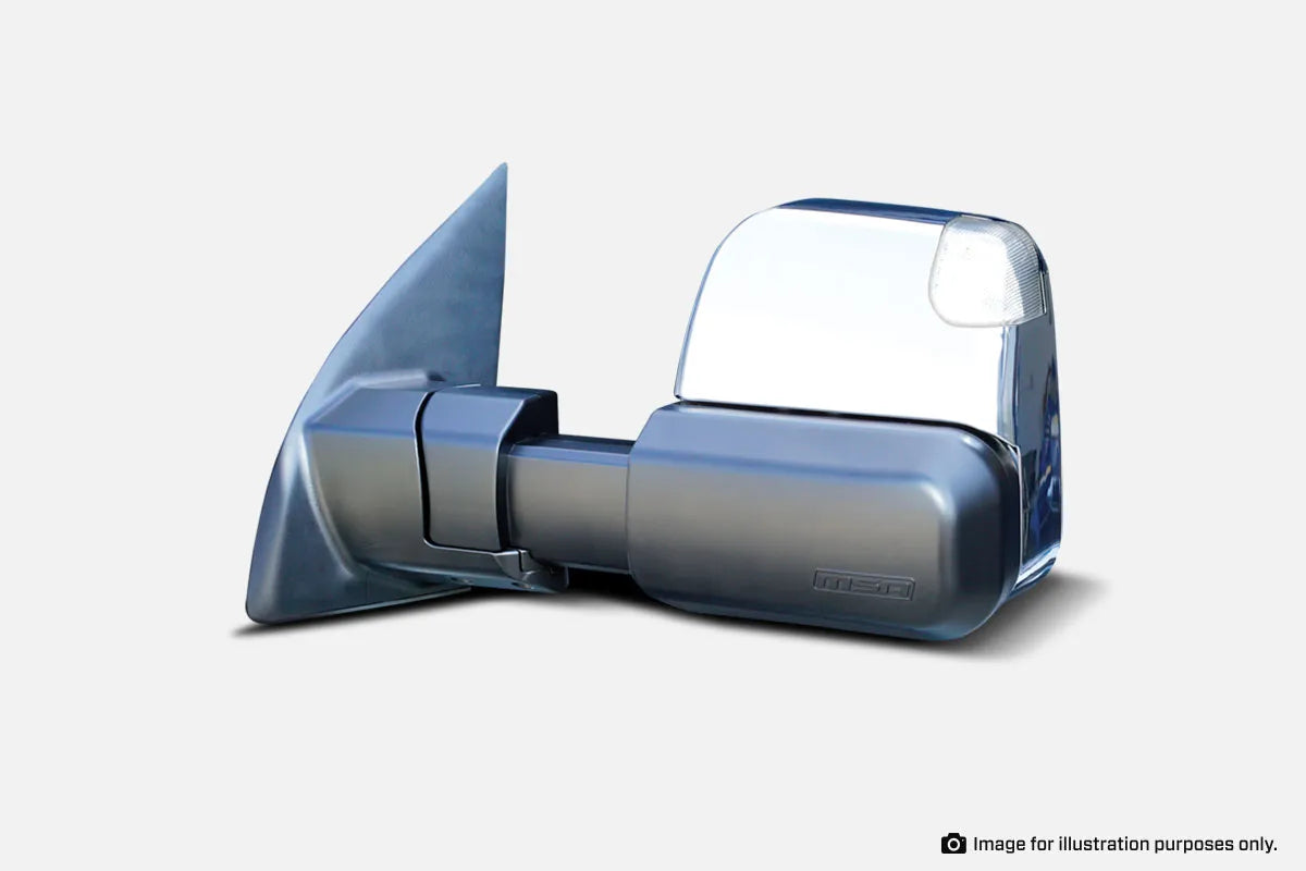 MSA 4x4 TM903 Isuzu D-Max & Mu-X Towing Mirrors - Chrome