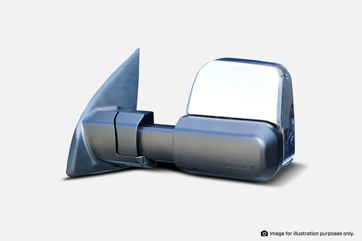 MSA 4x4 TM1101 Triton Towing Mirrors (2015-Current) - Chrome