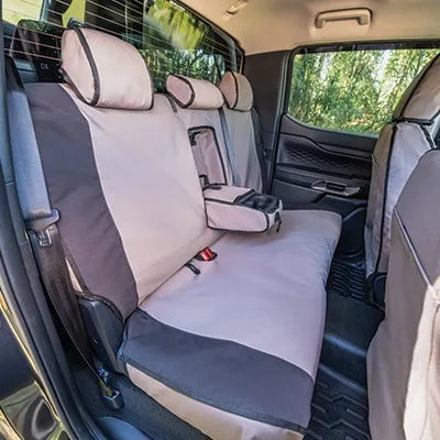 MSA 4x4 21045 Canvas Rear Bench Seat Covers, Ford Ranger PY