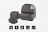 MSA 4x4 TM2252 Landcruiser 300 Series MSA Power Fold™ Towing Mirrors (07/2021-Current) GXL Model Only - Black