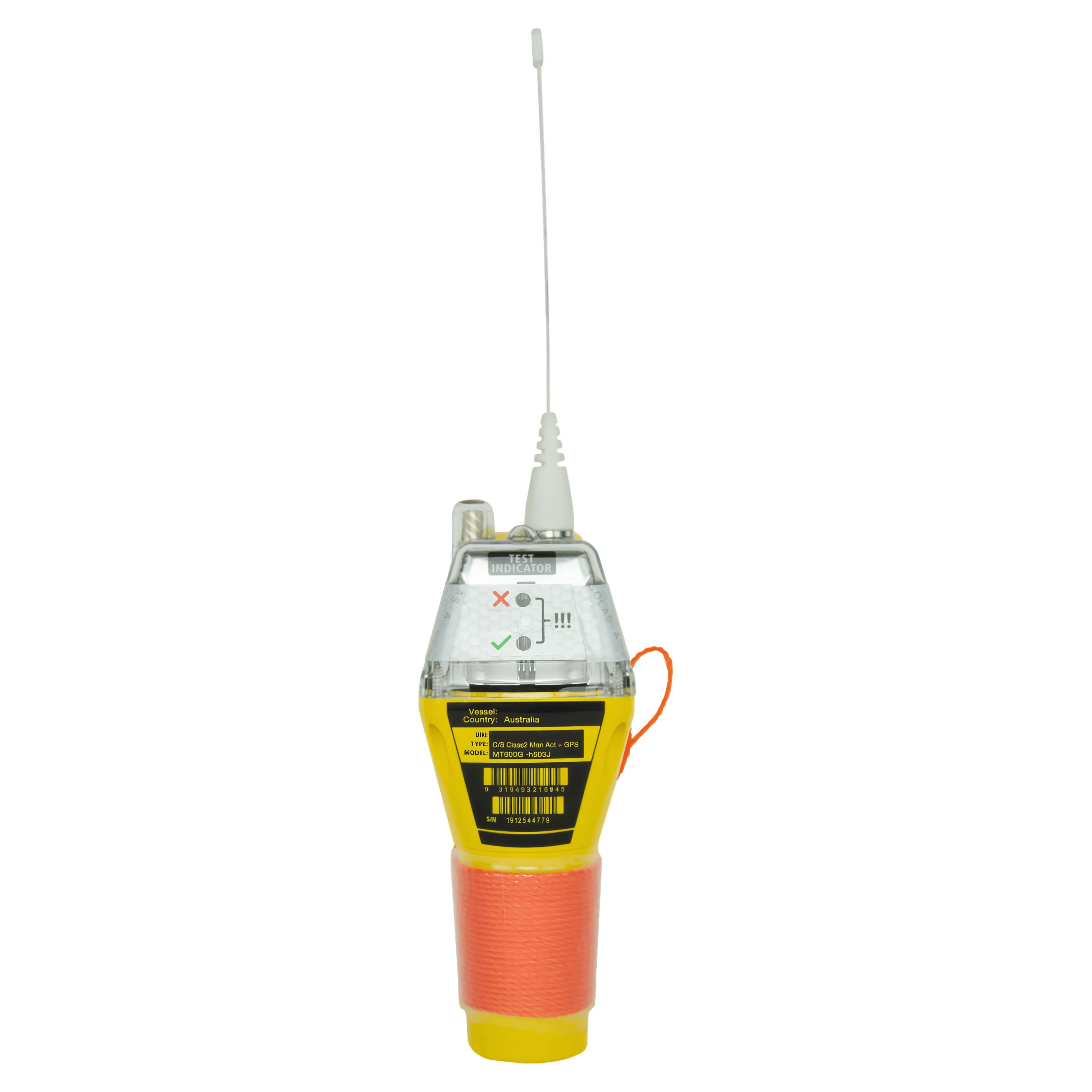 GME MT603GAUS Class 2 EPIRB 406MHz Manual/Water Activation with GPS Receiver