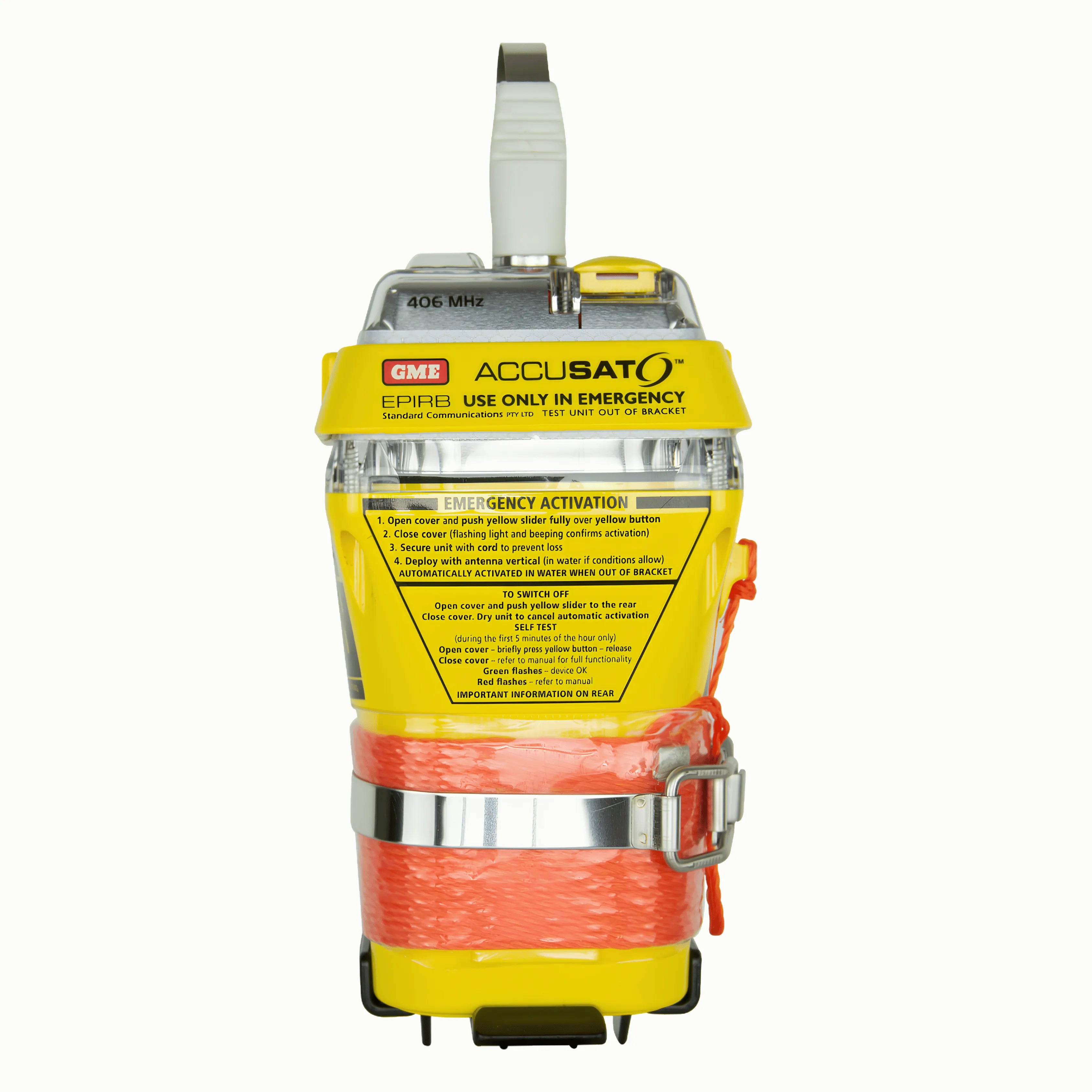 GME MT603GAUS Class 2 EPIRB 406MHz Manual/Water Activation with GPS Receiver