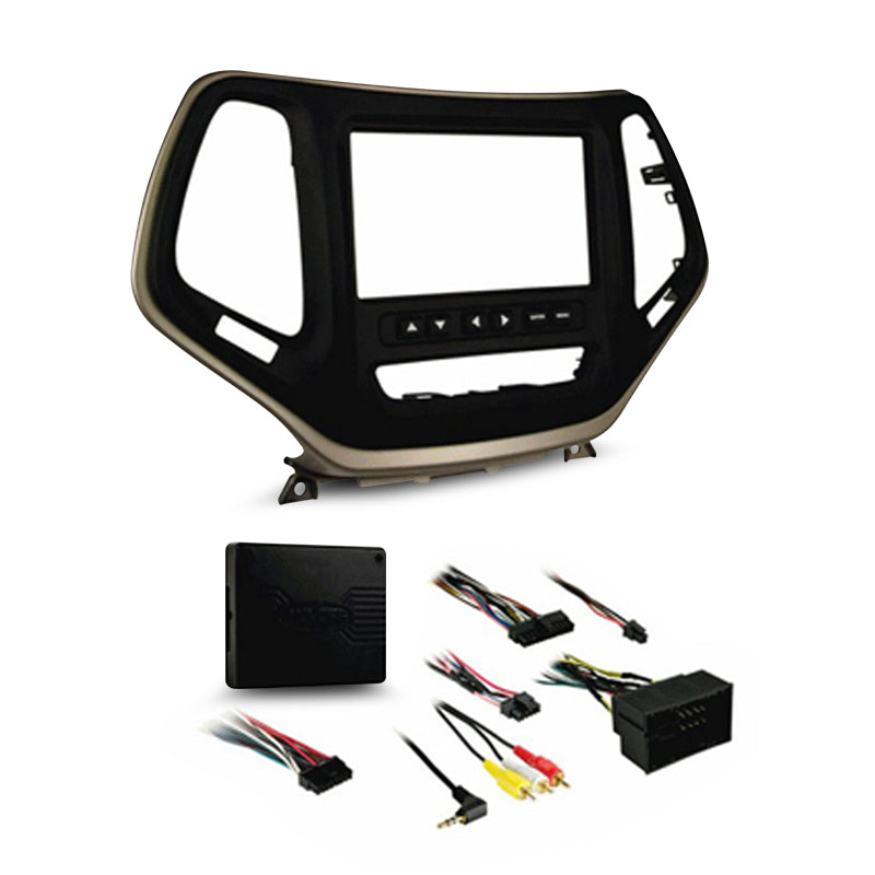 Stinger MT99-6526BZ Single/Double DIN Radio Fascia Kit to Suit Jeep Cherokee 2014-On