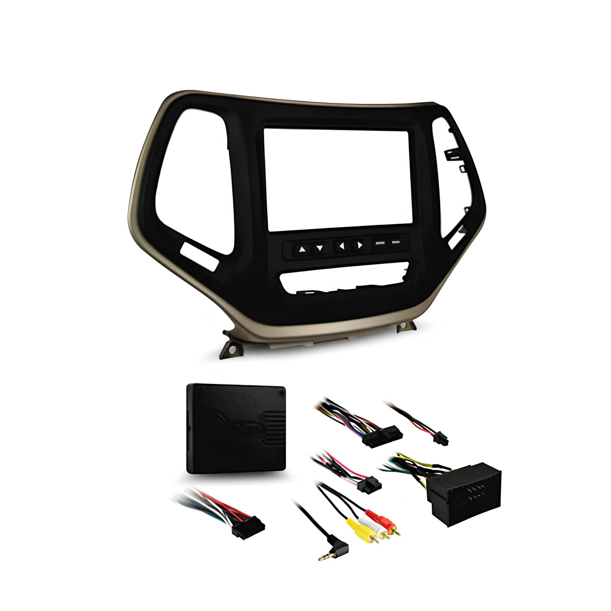 Stinger MT99-6526BZ Single/Double DIN Radio Fascia Kit to Suit Jeep Cherokee 2014-On