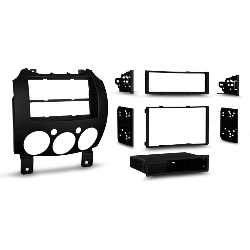 Metra MT99-7518B Single/Double DIN Radio Fascia Kit To Suit Mazda 2 2007-2015