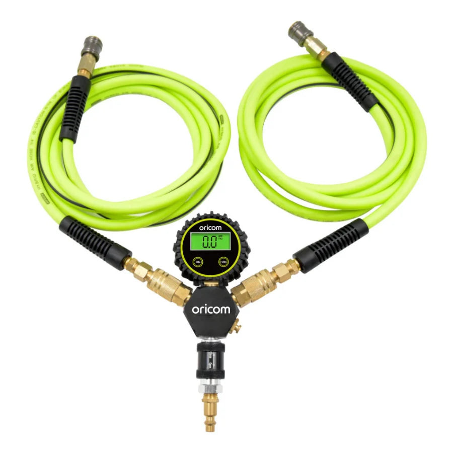 Oricom MTDI2 Twin Tyre Inflator/Deflator Kit with Digital Gauge