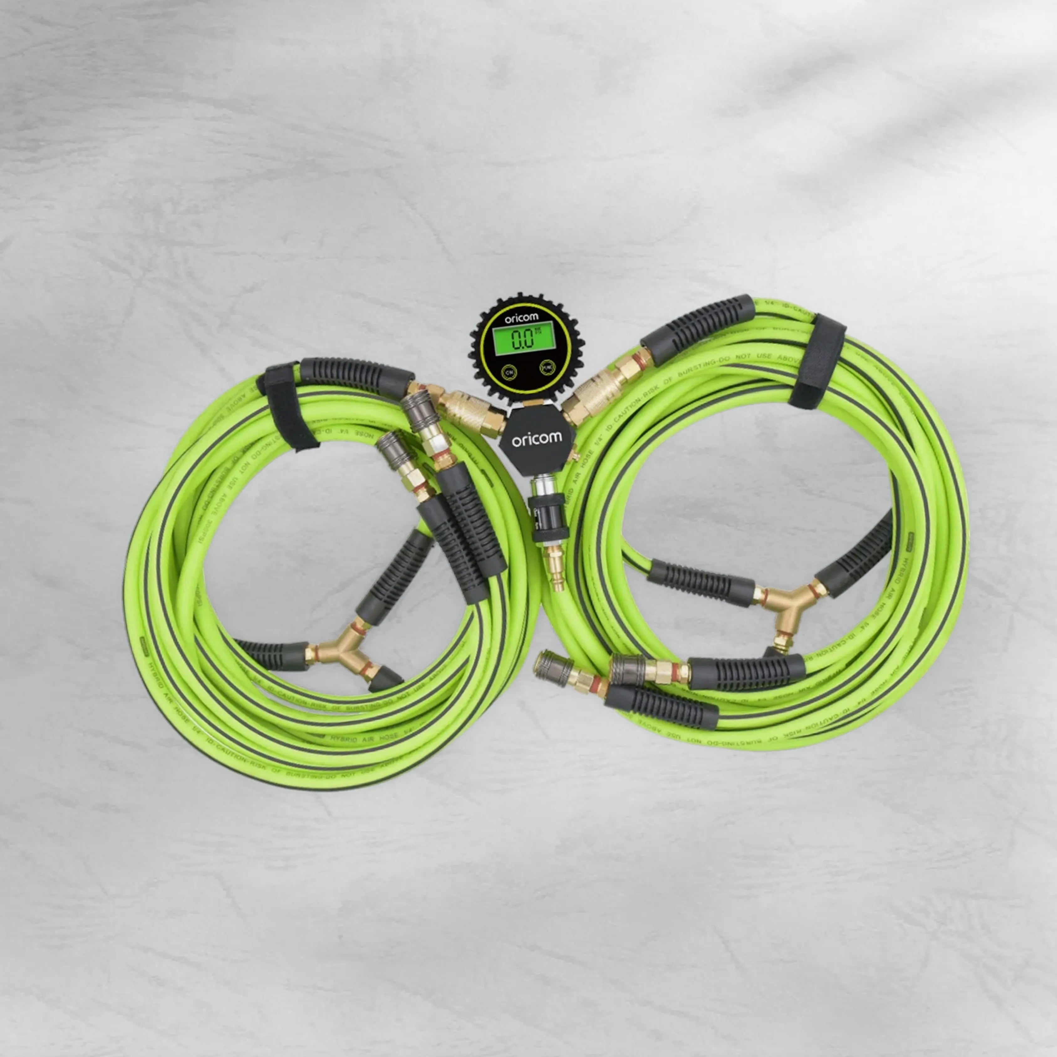 Oricom MTDI4 Quad Tyre Inflator/Deflator Kit with Digital Gauge