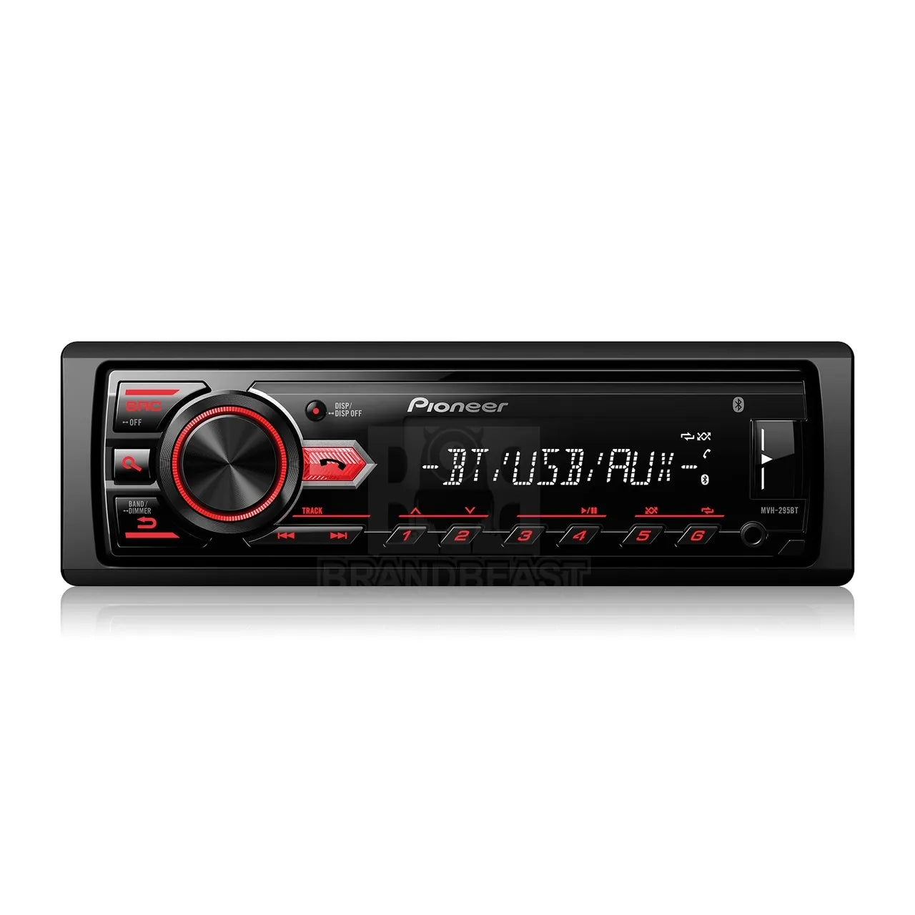 Pioneer MVH-295BT Multimedia Tuner With Bluetooth, USB & Android Smartphone Support