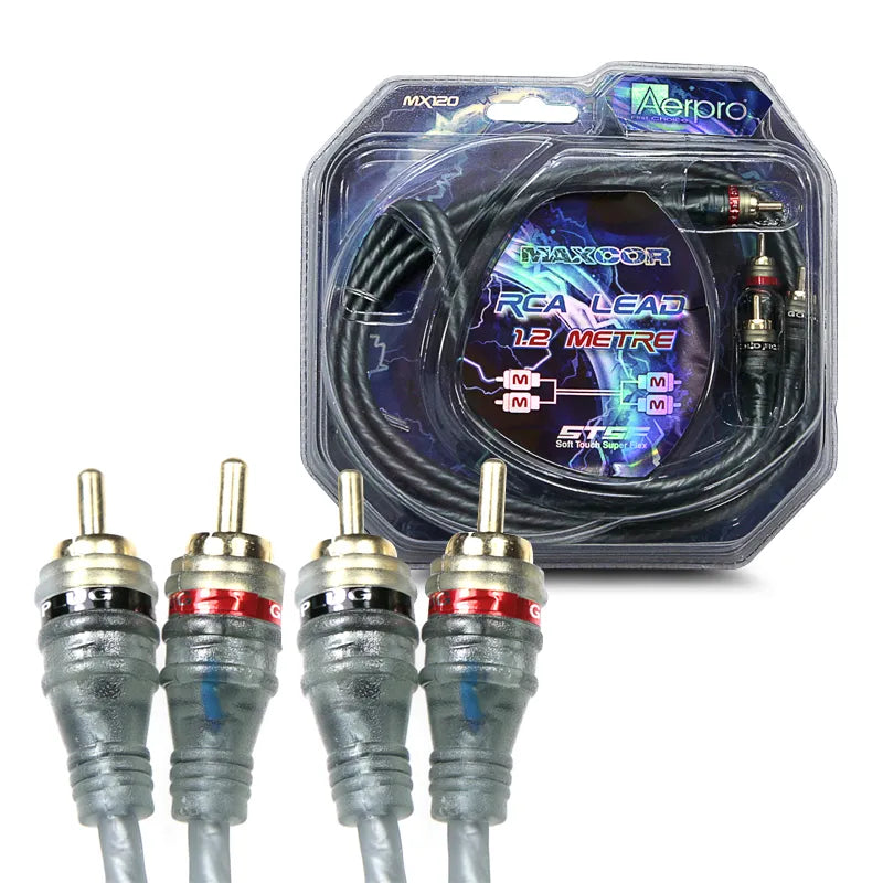 Aerpro MX120 MAXCOR 1.2M RCA Lead 2M-2M