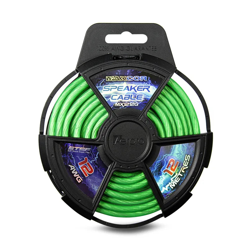 Aerpro MX1212G MAXCOR 12AWG 12M Speaker Cable - Green