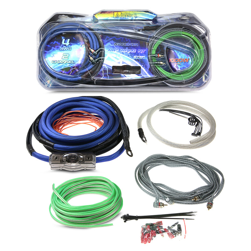 Aerpro MX24 Maxcor 4AWG 2-Channel Amplifier Power Install Kit