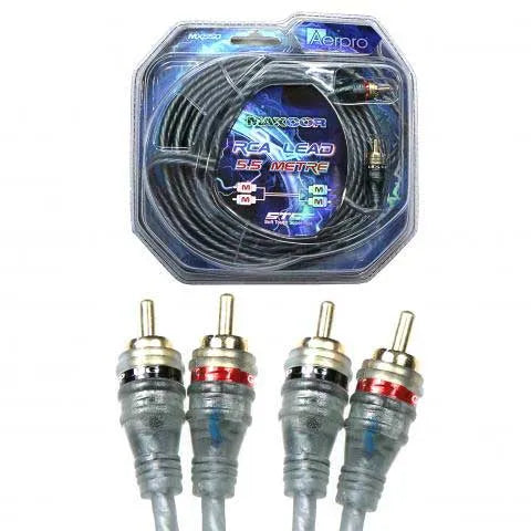 Aerpro MX550 MAXCOR 5.5M RCA Lead 2M-2M