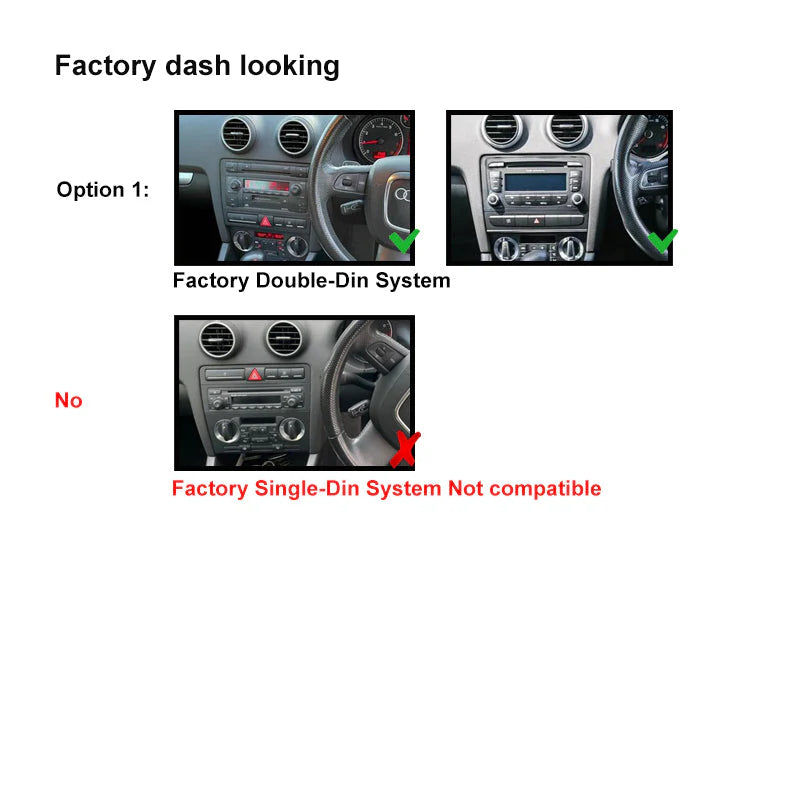 Nakamichi NA9AUDIA320032012 Android NA9 Wireless Apple CarPlay Android Auto Sat Nav Compatible with Audi A3 2003-2012